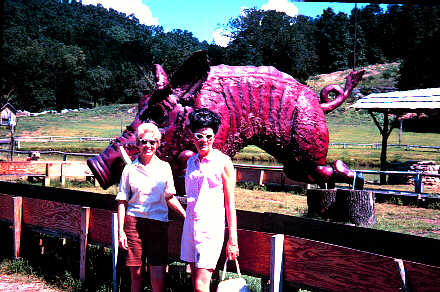 Dogpatch in the Olden Days, Ol' Snort in the Background