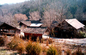 Rails of West Po'k Chop Speshul in Foreground