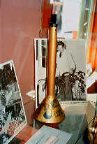 Toy Bazooka from the 1930's is about a foot long.