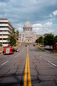 Facing West on Capitol Avenue