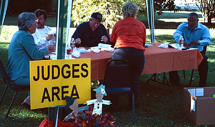 Judging Table at Dumas Catfish Cook-Off