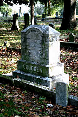 Crocker Headstone, Augusta, Arkansas