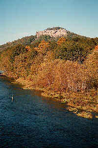 Sugar Loaf Mountain along the Little Red