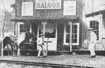 Hurrah City Roadside Attraction, early 1960's.  Photo used by permission of Mabry estate.