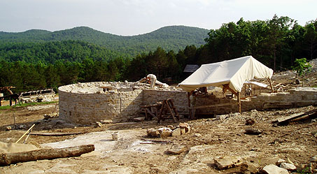 Ozark Medieval Fortress Constructon Site