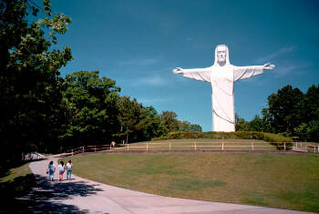 Christ of the Ozarks -- seven stories high
