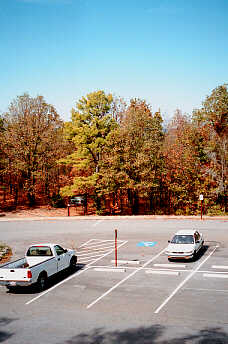 Nondescript parking lot.